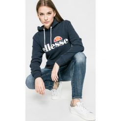 Ellesse - Bluza. Szare bluzy damskie marki Ellesse, s, z nadrukiem, z bawełny, bez rękawów, z kapturem. Za 219,90 zł.