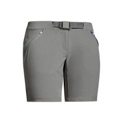 Spodenki turystyczne MH500 damskie. Brązowe szorty damskie QUECHUA, bez wzorów, z elastanu. Za 49,99 zł.