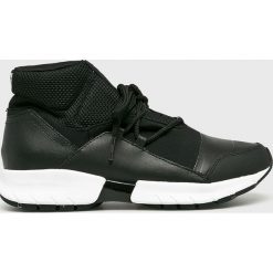 Trussardi Jeans - Buty. Czarne buty sportowe damskie Trussardi Jeans, bez wzorów, z jeansu, sportowe. W wyprzedaży za 359,90 zł.