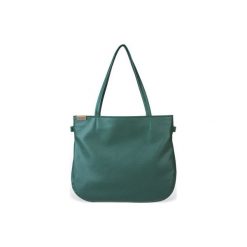Pacco bag zielona torebka z dodakowym długim paskiem. Zielone torebki klasyczne damskie Hairoo, w paski, eleganckie. Za 190,00 zł.