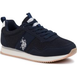 Sneakersy U.S. POLO ASSN. - Exte NOBIL4250S0/MH1 Dkbl. Niebieskie półbuty męskie U.S. Polo Assn., na co dzień, bez wzorów, ze skóry ekologicznej, bez zapięcia. Za 289,00 zł.
