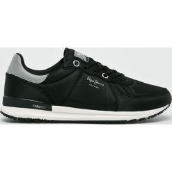 Pepe Jeans - Buty. Niebieskie buty sportowe męskie marki Pepe Jeans, z jeansu, na sznurówki. W wyprzedaży za 289,90 zł.