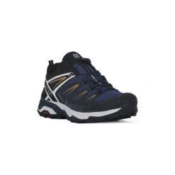 Buty do biegania Salomon X ULTRA 3 GTX. Brązowe buty sportowe męskie Salomon, bez zapięcia, do biegania. Za 633,19 zł.