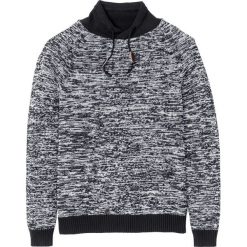Sweter bonprix czarno-biały melanż. Czarne swetry męskie bonprix, s, melanż. Za 79,99 zł.