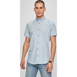 Produkt by Jack & Jones - Koszula. Niebieskie koszule męskie PRODUKT by Jack & Jones, s, bez wzorów, z bawełny, casualowe, button down, z krótkim rękawem. W wyprzedaży za 49,90 zł.