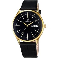 Festina Klasik 6838/3. Czarne zegarki męskie Festina, ze stali. W wyprzedaży za 584,00 zł.