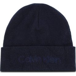 Czapka CALVIN KLEIN - Casual Beanie M K50K504121 448. Niebieskie czapki męskie marki Calvin Klein, z kaszmiru, casualowe. Za 179,00 zł.