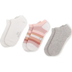 Zestaw 3 par niskich skarpet damskich TOM TAILOR - 97119 Rose 494. Białe skarpetki damskie marki Tom Tailor, bez wzorów, z elastanu. Za 35,00 zł.
