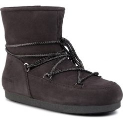Śniegowce MOON BOOT - Mb Far Side Low Suede 24201500002 Anthracite. Szare kozaki damskie Moon Boot, na zimę, ze skóry, bez zapięcia. W wyprzedaży za 519,00 zł.