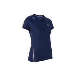 Koszulka do biegania RUN DRY+ damska. Różowe bluzki damskie marki KALENJI, bez wzorów, z elastanu, bez kołnierzyka, bez rękawów. Za 39,99 zł.