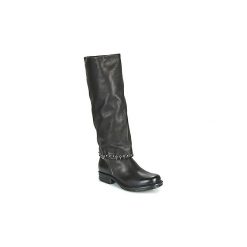 Kozaki Airstep / A.S.98 SAINT EC HIGH. Czarne kozaki damskie Airstep / A.S.98, bez obcasa, bez zapięcia. Za 1299,00 zł.