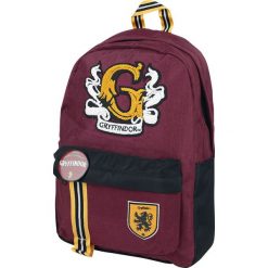 Harry Potter Gryffindor Plecak czerwony. Czerwone plecaki damskie Harry Potter, z aplikacjami. Za 199,90 zł.
