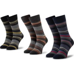 Zestaw 3 par wysokich skarpet męskich QUAZI - QZ-SOCKS-65-04-MEN-004 Kolorowy. Skarpetki męskie QUAZI, w kolorowe wzory, z elastanu. Za 39,00 zł.