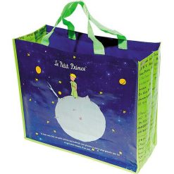Torebki klasyczne damskie: Torba w kolorze niebiesko-zielonym na zakupy – 46 x 40 x 19 cm