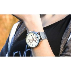 Zegarek OOZOO C7461 silver white rose. Białe zegarki damskie Pakamera. Za 289,00 zł.