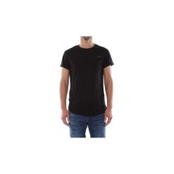 T-shirty z krótkim rękawem G-Star Raw D14360 336 SHELO. Czarne t-shirty męskie G-Star RAW, s, bez wzorów, retro, bez kołnierzyka, krótkie. Za 107,63 zł.