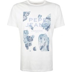 Pepe Jeans T-shirt "New Sir". T-shirty męskie Pepe Jeans, z nadrukiem, z bawełny, z okrągłym kołnierzem. Za 79,00 zł.