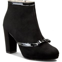 Botki BRENDA ZARO - T1648 Negro. Czarne botki damskie skórzane marki Brenda Zaro, na obcasie. W wyprzedaży za 359,00 zł.