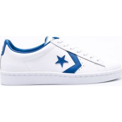 Converse - Tenisówki. Białe trampki męskie marki Converse, ze skóry, na sznurówki. W wyprzedaży za 239,90 zł.