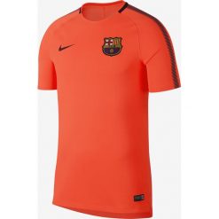 Koszulki sportowe męskie: Nike Koszulka męska FCB M BRT SQD Top SS pomarańczowa r. L (854253 813)
