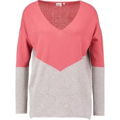 Swetry klasyczne damskie: Object OBJPIXIE Sweter dusty cedar