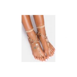 Bransoletki damskie: Bransoletka na stopę Dreamcatcher Camel