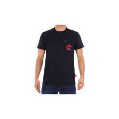 T-shirty z krótkim rękawem Sun68 T19102. Niebieskie t-shirty męskie SUN68, m, bez wzorów, bez kołnierzyka, krótkie. Za 242,72 zł.