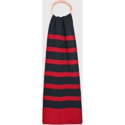 Tommy Hilfiger - Szalik. Czarne szaliki męskie marki TOMMY HILFIGER, z dzianiny. Za 299,90 zł.