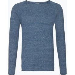 Swetry męskie: Selected – Sweter męski – Clash, niebieski