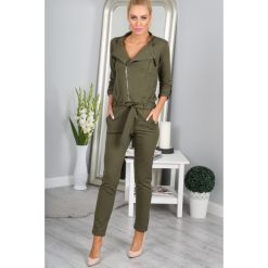 Khaki Kombinezon 9990. Brązowe kombinezony damskie marki Fasardi, xl. Za 99,00 zł.