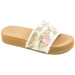 Rip Curl Klapki Damskie Pool Party 36 Białe. Białe klapki damskie Rip Curl, w paski, z tkaniny, bez obcasa. Za 149,00 zł.