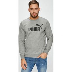 Puma - Bluza. Szare bluzy męskie Puma, m, z nadrukiem, z elastanu, z okrągłym kołnierzem, bez rękawów, bez kaptura. W wyprzedaży za 149,90 zł.
