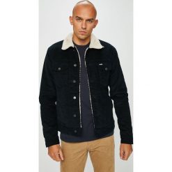 Wrangler - Kurtka. Niebieskie płaszcze przejściowe męskie marki Wrangler, m, z bawełny, krótkie. W wyprzedaży za 319,90 zł.