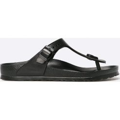 Birkenstock - Klapki Gizeh. Czarne klapki damskie Birkenstock, bez wzorów, z materiału, bez obcasa, na szpilce. Za 179,90 zł.