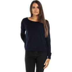 Swetry damskie: Sweter w kolorze granatowym