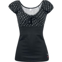 Pussy Deluxe Dolly Dotties Shirt Koszulka damska czarny. Czarne t-shirty damskie Pussy Deluxe, m. Za 79,90 zł.