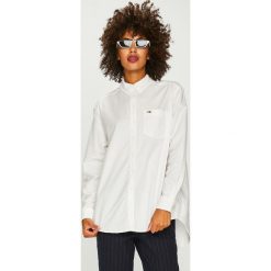 Tommy Jeans - Koszula. Szare koszule jeansowe damskie Tommy Jeans, l, casualowe, button down, z długim rękawem. Za 299,90 zł.