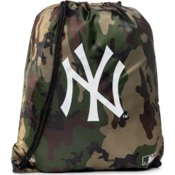 Plecak NEW ERA - Mlb Gym Sack Neyyan Wdcwhi 11465511 Zielony. Zielone plecaki męskie New Era, bez wzorów, z materiału, sportowe. Za 69,00 zł.