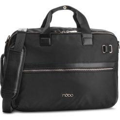 Torba na laptopa NOBO - NBAG-MF0100-C020 Czarny. Czarne torby męskie skórzane marki Nobo, bez wzorów, z materiału. W wyprzedaży za 219,00 zł.