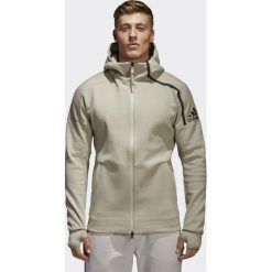 Bluzy męskie: Adidas Bluza męska Zne Hoody 2 beżowa r. M (CG2174)