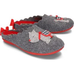MANITU 320627-9 grau, kapcie damskie. Kapcie damskie Manitu. Za 149,90 zł.