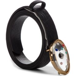 Pasek Damski DESIGUAL - 19SARP25 2000. Czarne paski damskie marki Desigual, w paski, ze skóry ekologicznej. Za 149,90 zł.