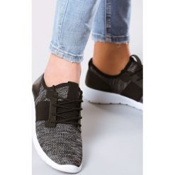 Czarne Buty Sportowe Ligation. Czarne buty sportowe damskie Born2be, bez wzorów, sportowe. Za 59,99 zł.