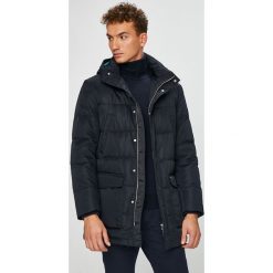 Armani Exchange - Kurtka puchowa. Czarne płaszcze męskie Armani Exchange, xl, bez wzorów, z poliesteru, długie, z kapturem. W wyprzedaży za 999,90 zł.