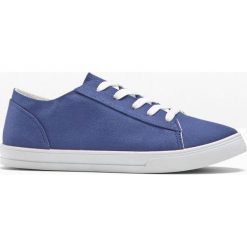 Sneakersy ekologiczne bonprix ciemny denim. Czarne sneakersy damskie bonprix, z denimu. Za 74,99 zł.