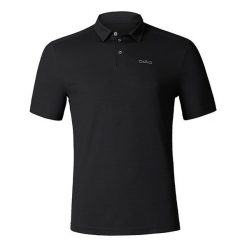 Odlo Koszulka męska Polo shirt s/s PETER czarna r. M. Czarne koszulki polo męskie Odlo, m. Za 179,95 zł.