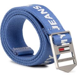 Pasek Damski TOMMY JEANS - Tjw Explorer 3.5 AW0AW08151 CKU. Niebieskie paski damskie Tommy Jeans, w paski, z jeansu. Za 139,00 zł.