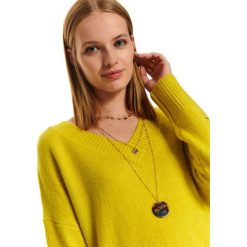 Naszyjnik. Żółte naszyjniki damskie Top Secret, na co dzień, złote. Za 29,99 zł.