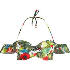 Stroje dwuczęściowe damskie: Beachlife CACTUS VOLANT BANDEAU Góra od bikini havanna