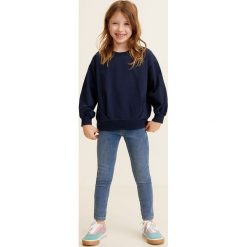 Mango Kids - Jeansy dziecięce Rosana 104-164 cm. Niebieskie jeansy dziewczęce marki Mango Kids, bez wzorów, z elastanu. Za 59,90 zł.